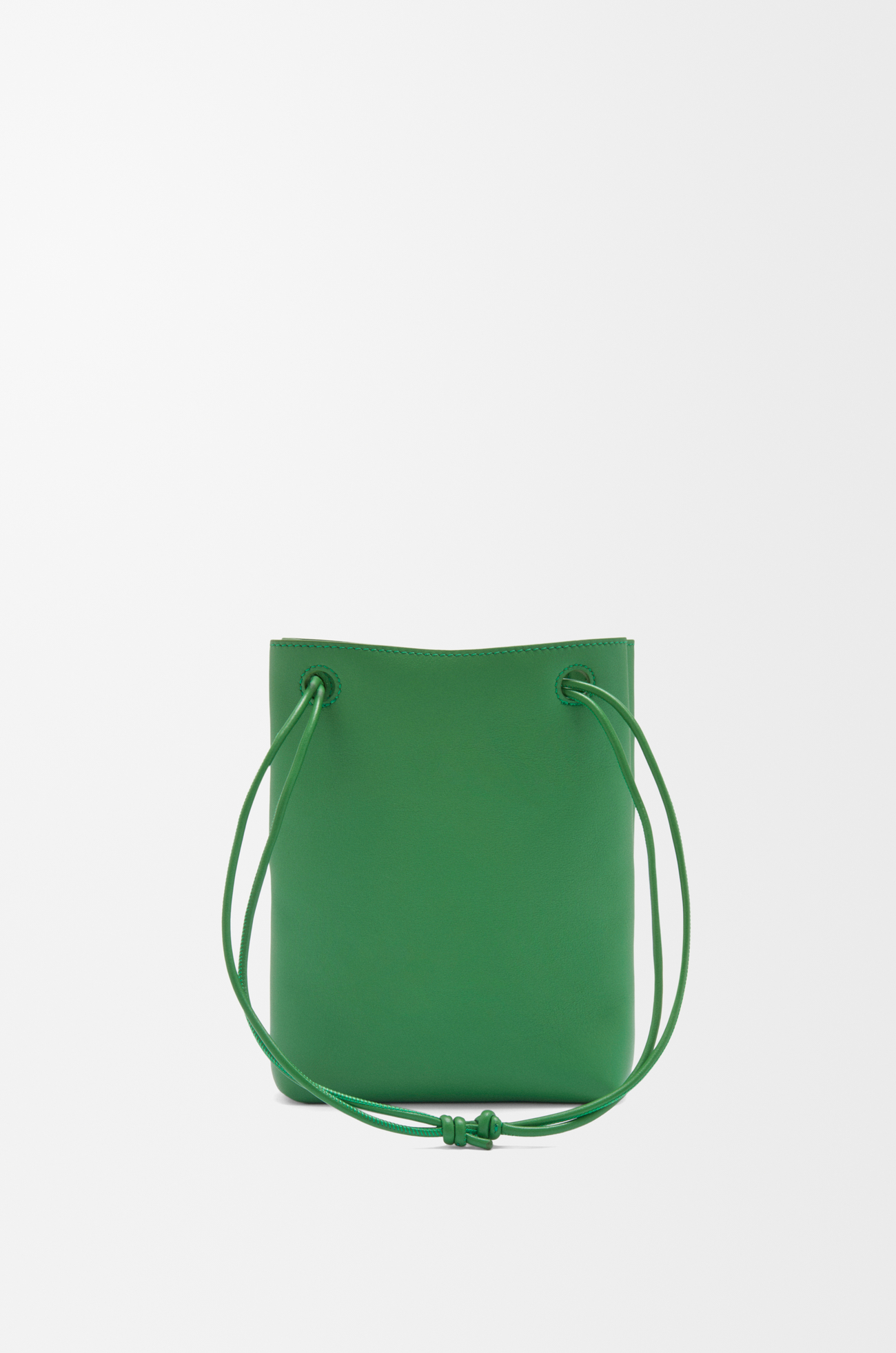 LOEWE ぺブル ポーチ（スムースカーフ） トロピカルグリーン plp_rd