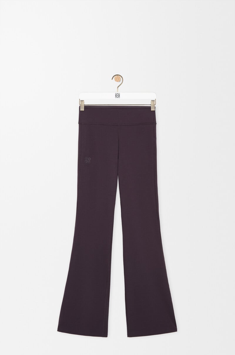 Bootleg trousers in stretch jersey by LOEWE