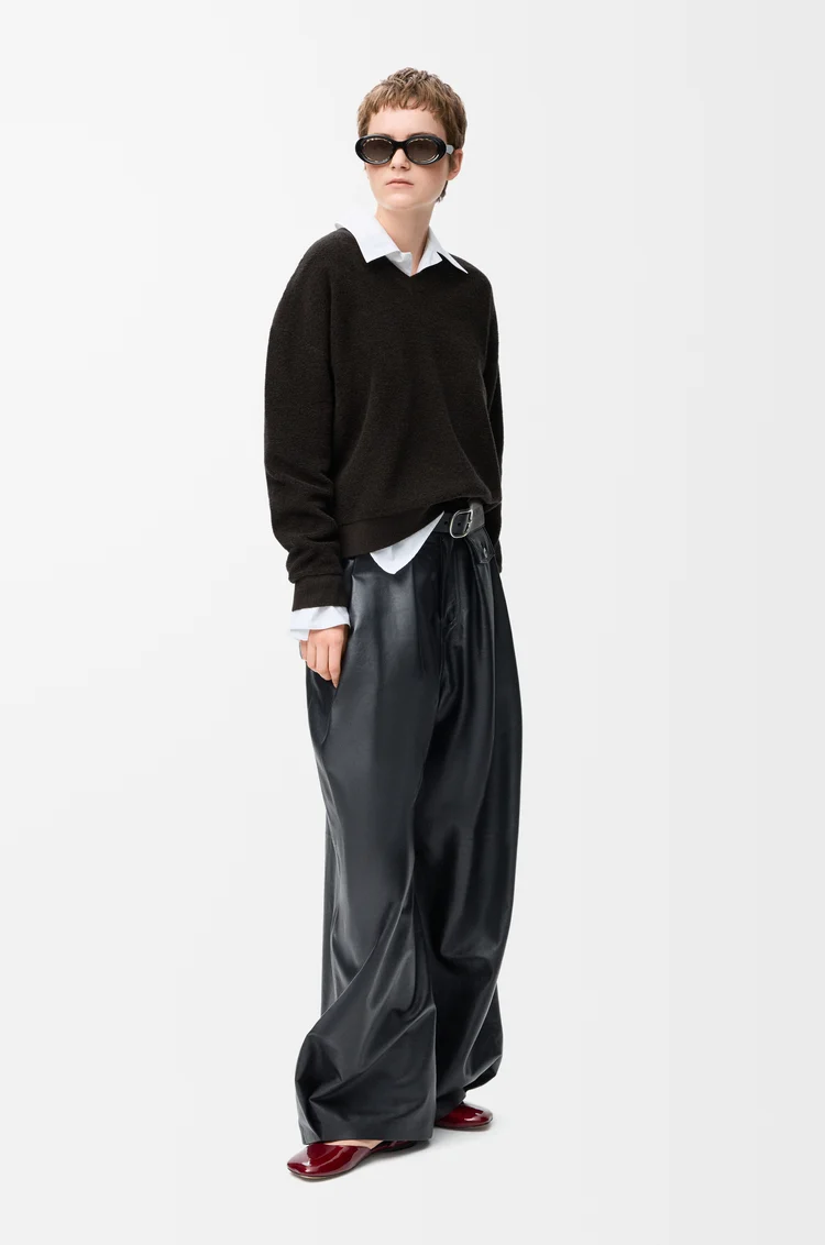 LOEWE Jersey en lana Verde Caqui