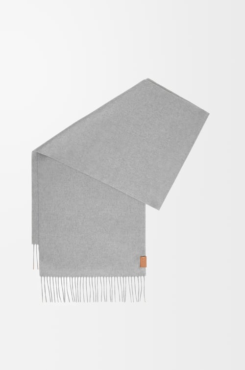 LOEWE Scarf in cashmere Light Grey plp_rd
