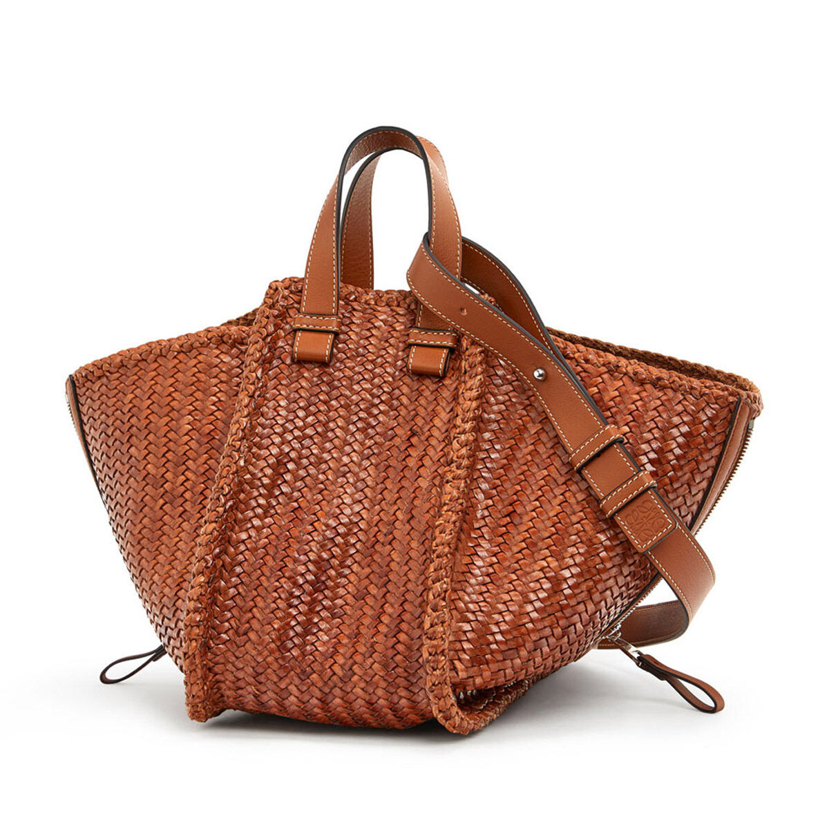 Hammock Woven Medium Bag Tan LOEWE