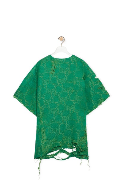 LOEWE Embellished top in linen and silk Green plp_rd