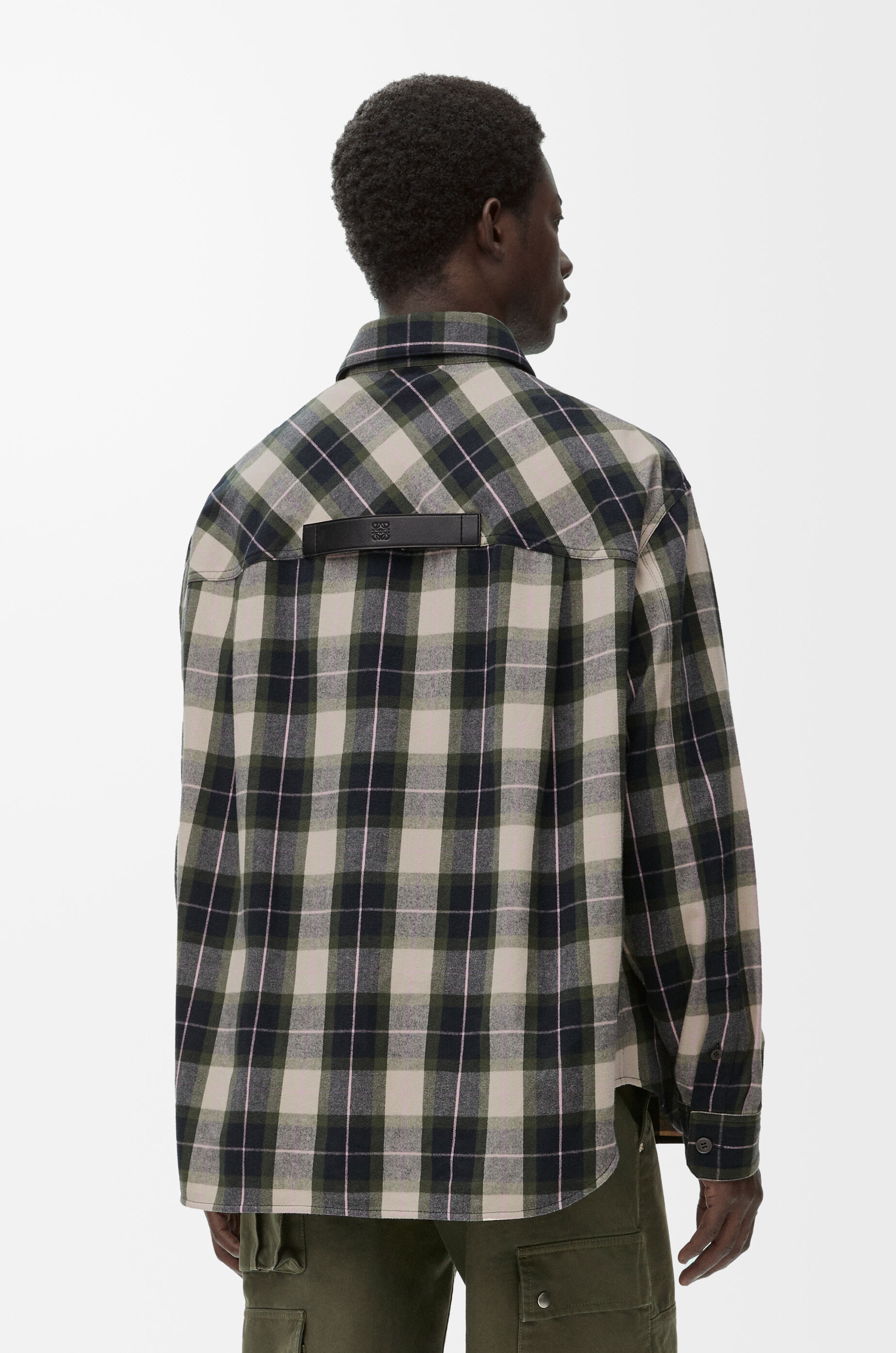 Overshirt in cotton Green - LOEWE