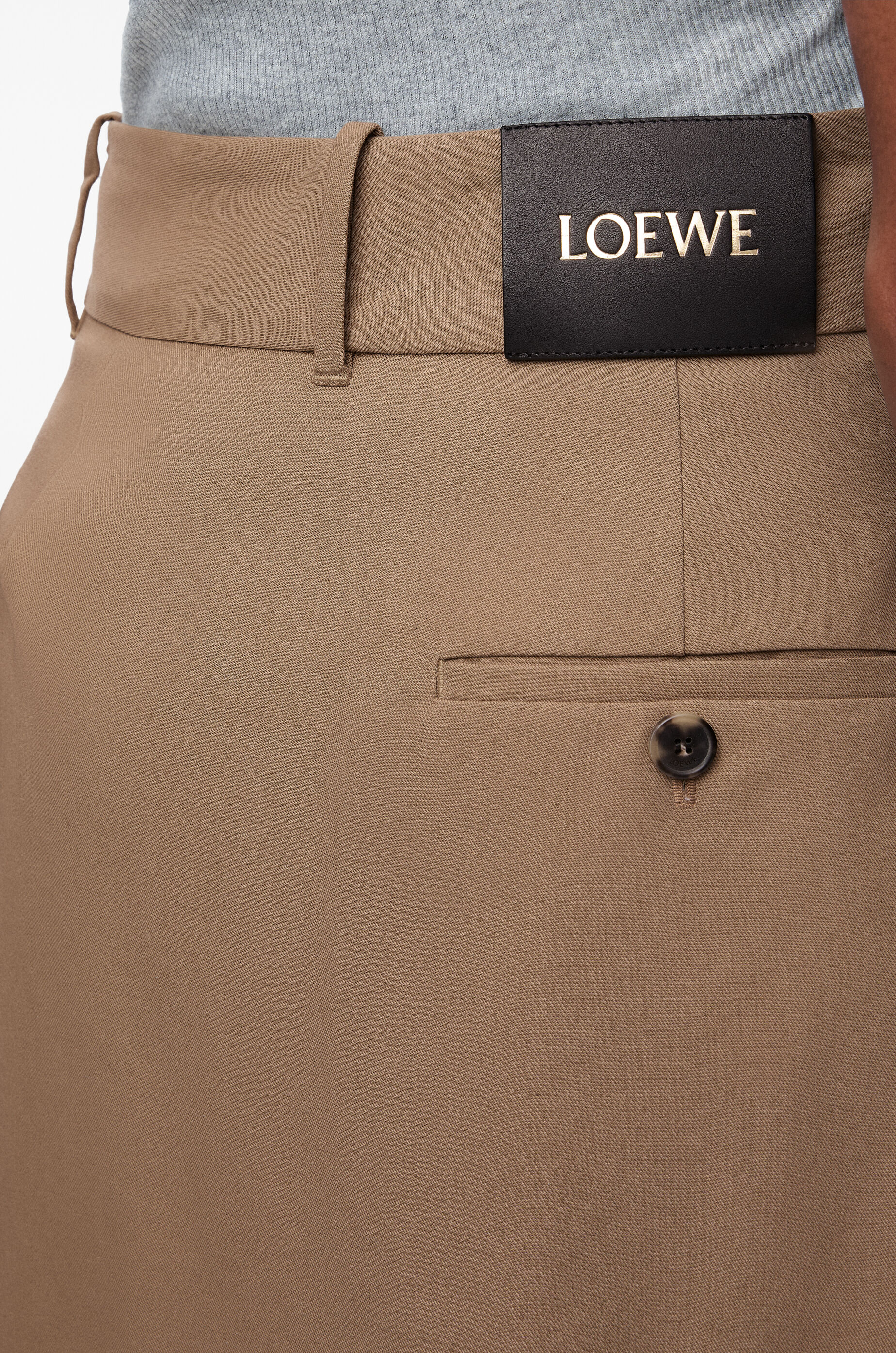 新作【直営店買付】LOEWE ラップスカート コットン&シルク ラップ スカート（コットン） ベージュ - LOEWE