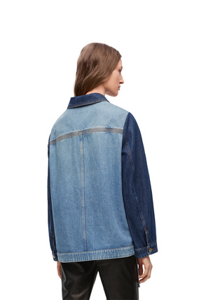 LOEWE Workwear jacket in denim Denim Blue/Light Denim Blue plp_rd