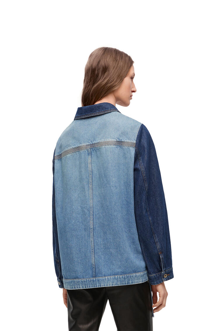 LOEWE Workwear jacket in denim Denim Blue/Light Denim Blue pdp_rd