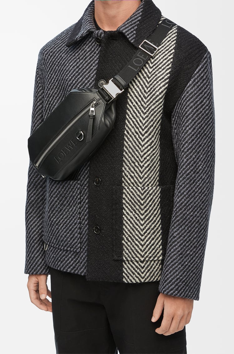 LOEWE Bolso bandolera Convertible en piel de ternera Negro