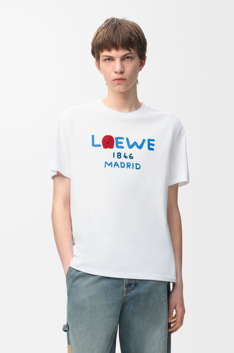 LOEWE リラックスフィット Tシャツ（コットン） ホワイト