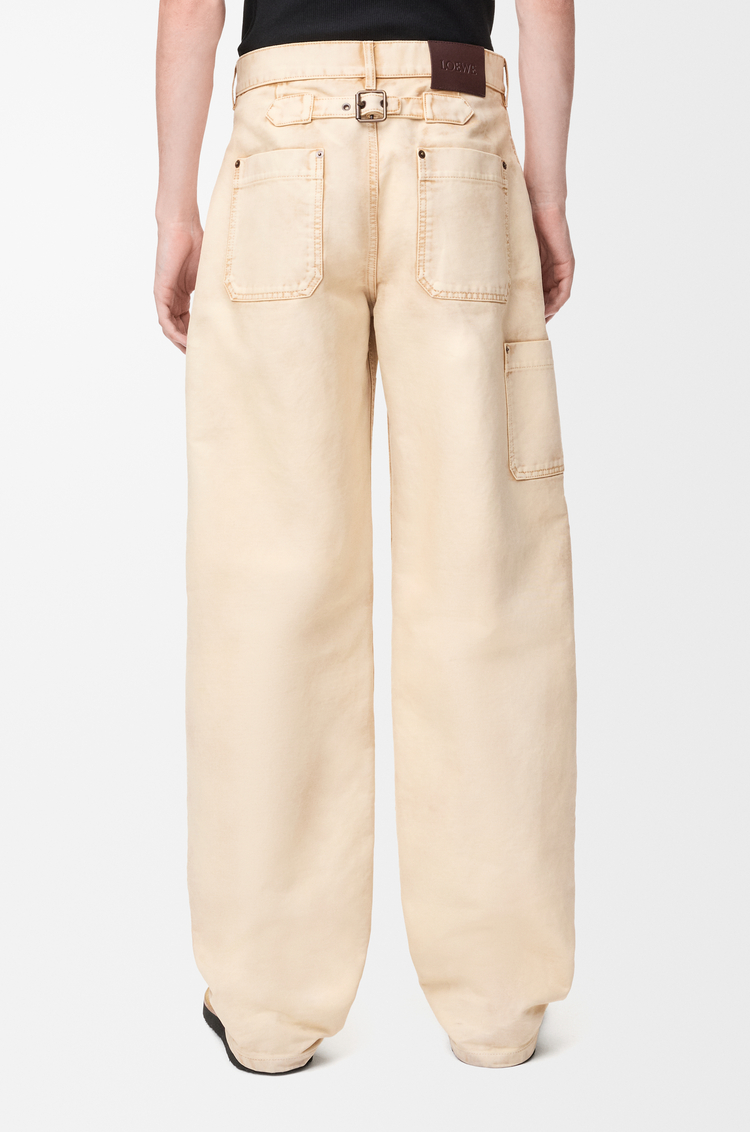 LOEWE Pantalón en algodón Beige