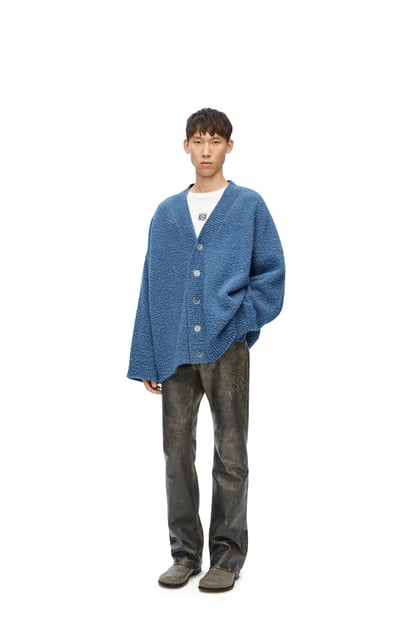 LOEWE Cardigan in wool blend Soft Blue plp_rd