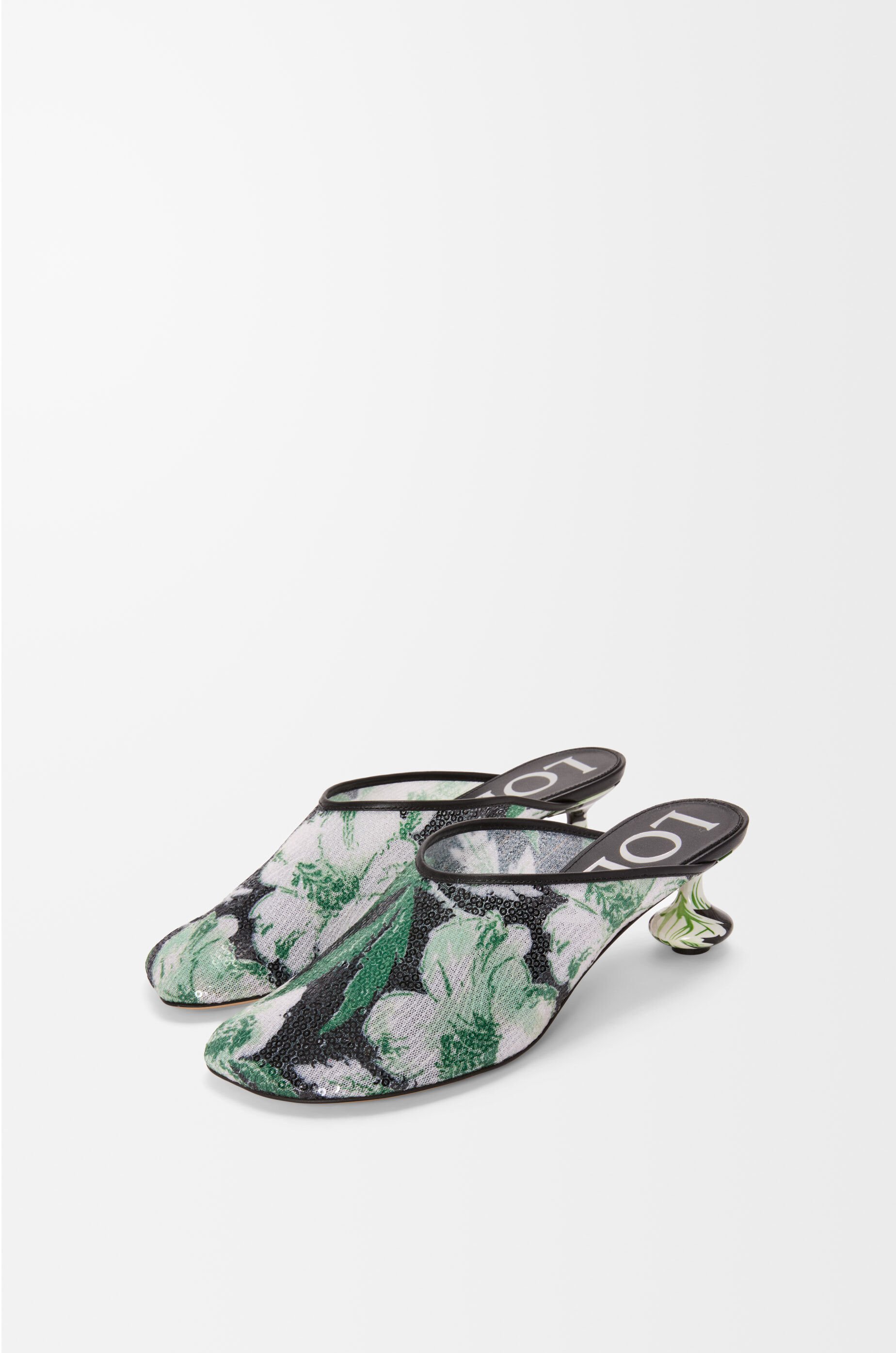 LOEWE ミュール スパンコール トイ ミュール（スパンコール） ブルー - LOEWE
