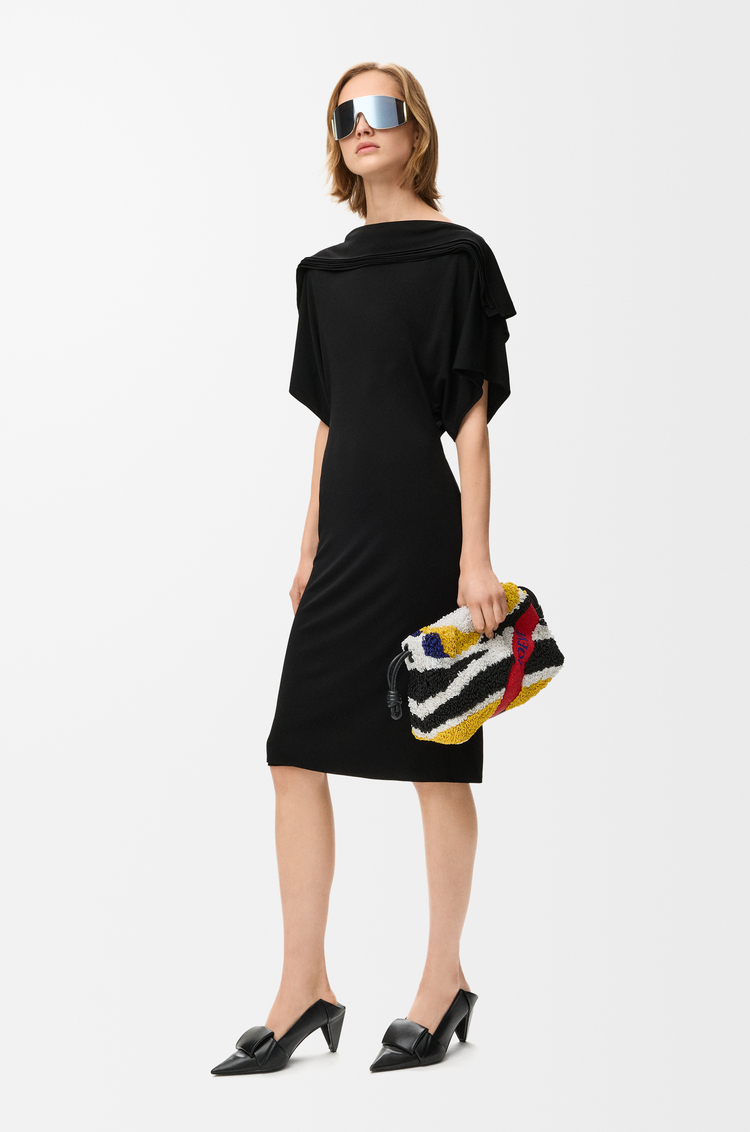 LOEWE Dress in viscose Black