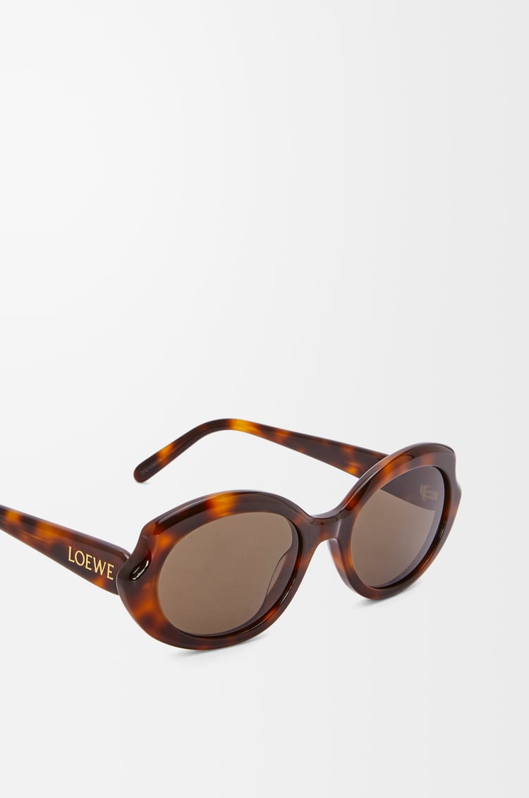 LOEWE Gafas de sol Mini Oval Slim Marrón Habano