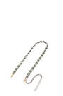 LOEWE Thin braided strap in classic calfskin Light Avocado/Soft White