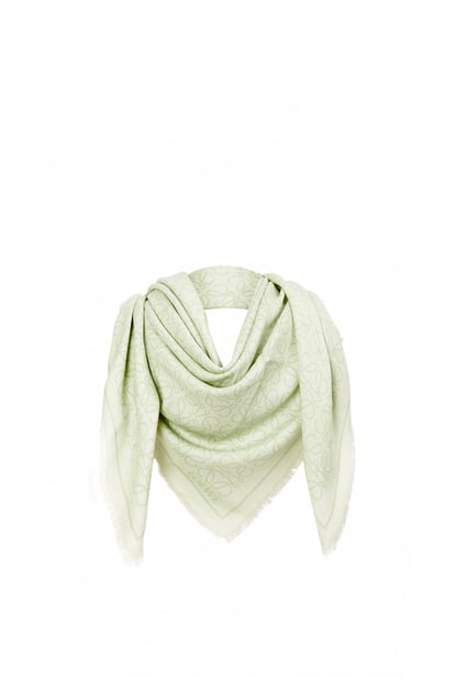 LOEWE Anagram scarf in wool and silk Pale Celadon Glaze plp_rd