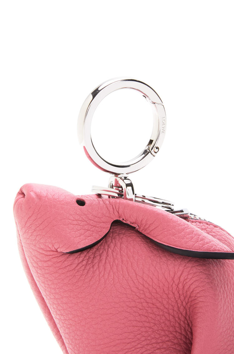 LOEWE Bunny charm in grained calfskin and shearling New Candy pdp_rd