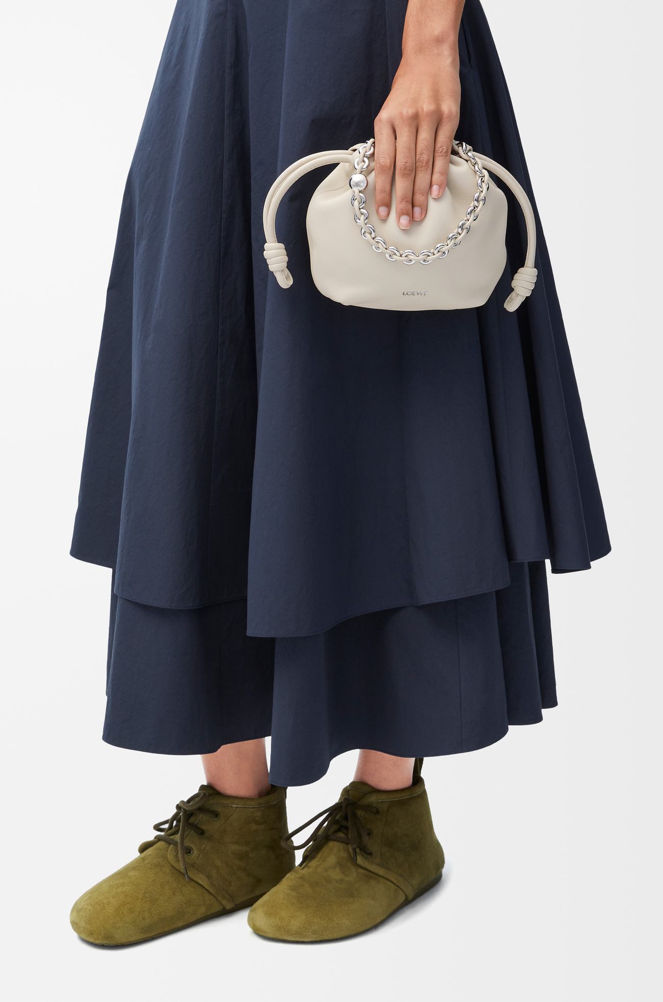 LOEWE Bolso Flamenco Purse mini en piel napa de cordero Sal Marina plp_rd