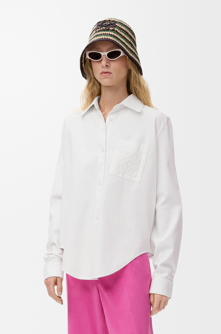 LOEWE Camicia in denim Bianco