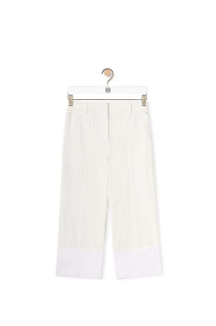 LOEWE Fisherman trousers in cotton White pdp_rd