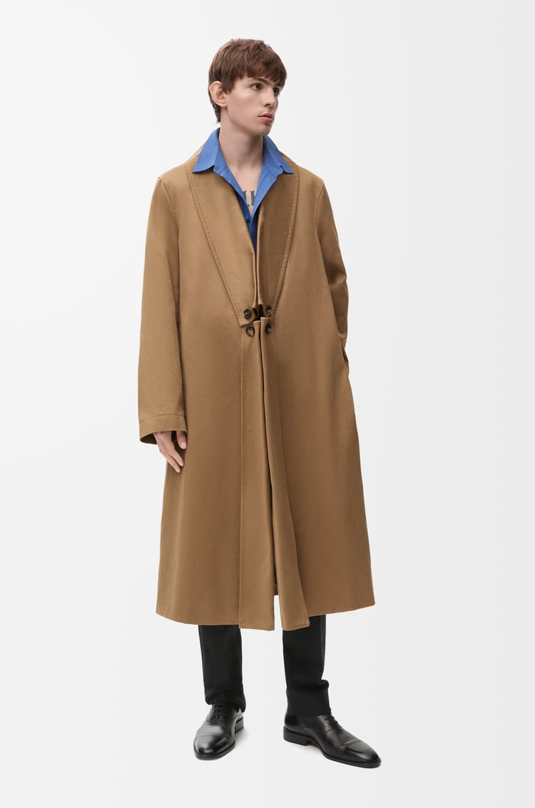 LOEWE Coat in cotton Beige