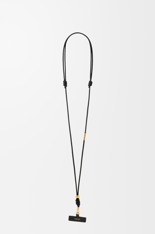 LOEWE Crossbody phone strap in calfskin Black