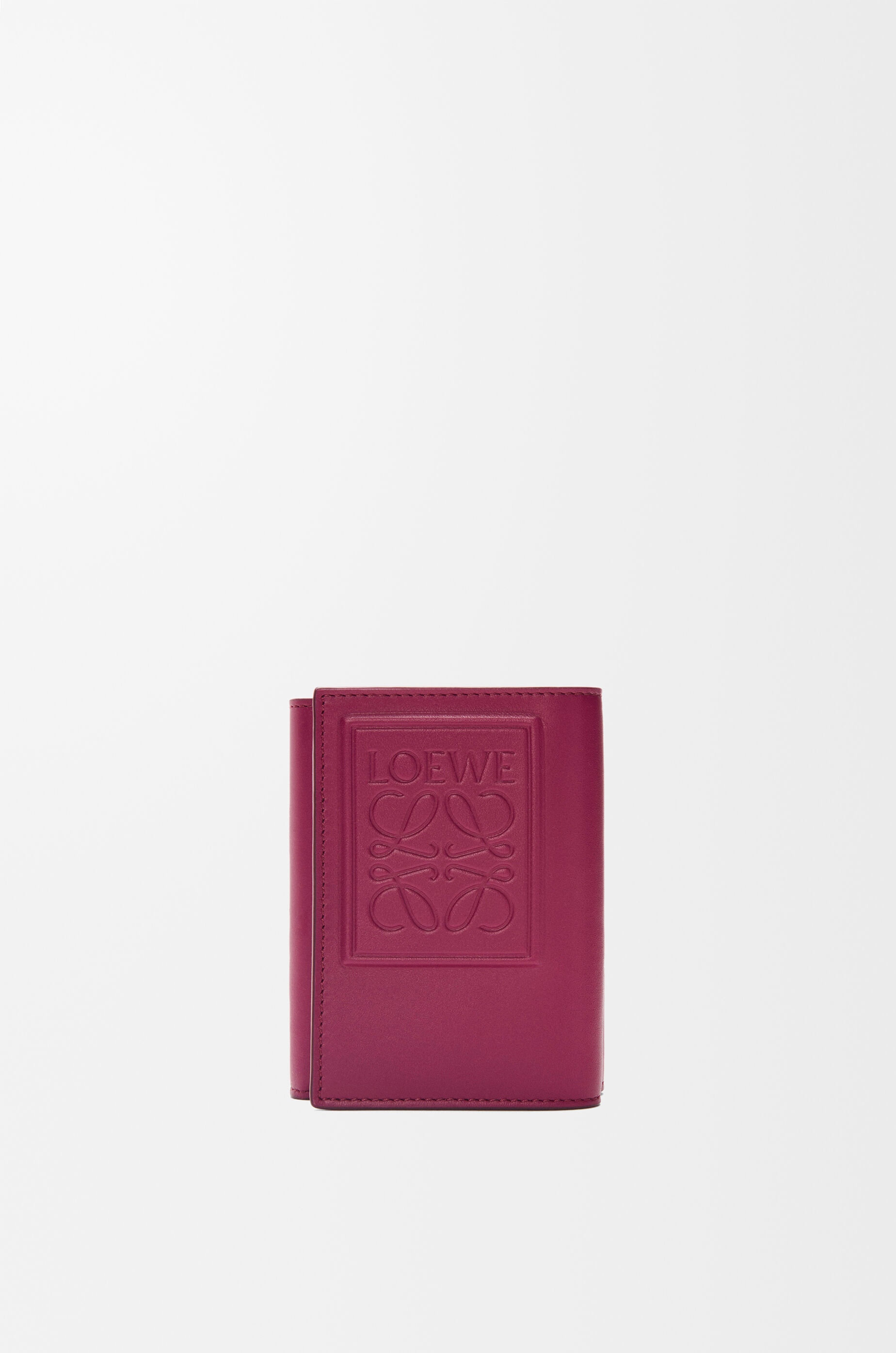 トライフォールド ウォレット（サテンカーフ） ブラウン - LOEWE