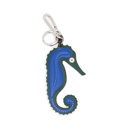 LOEWE Sea Horse Charm Green/Blue LOEWE Sea Horse Charm Green/Blue all