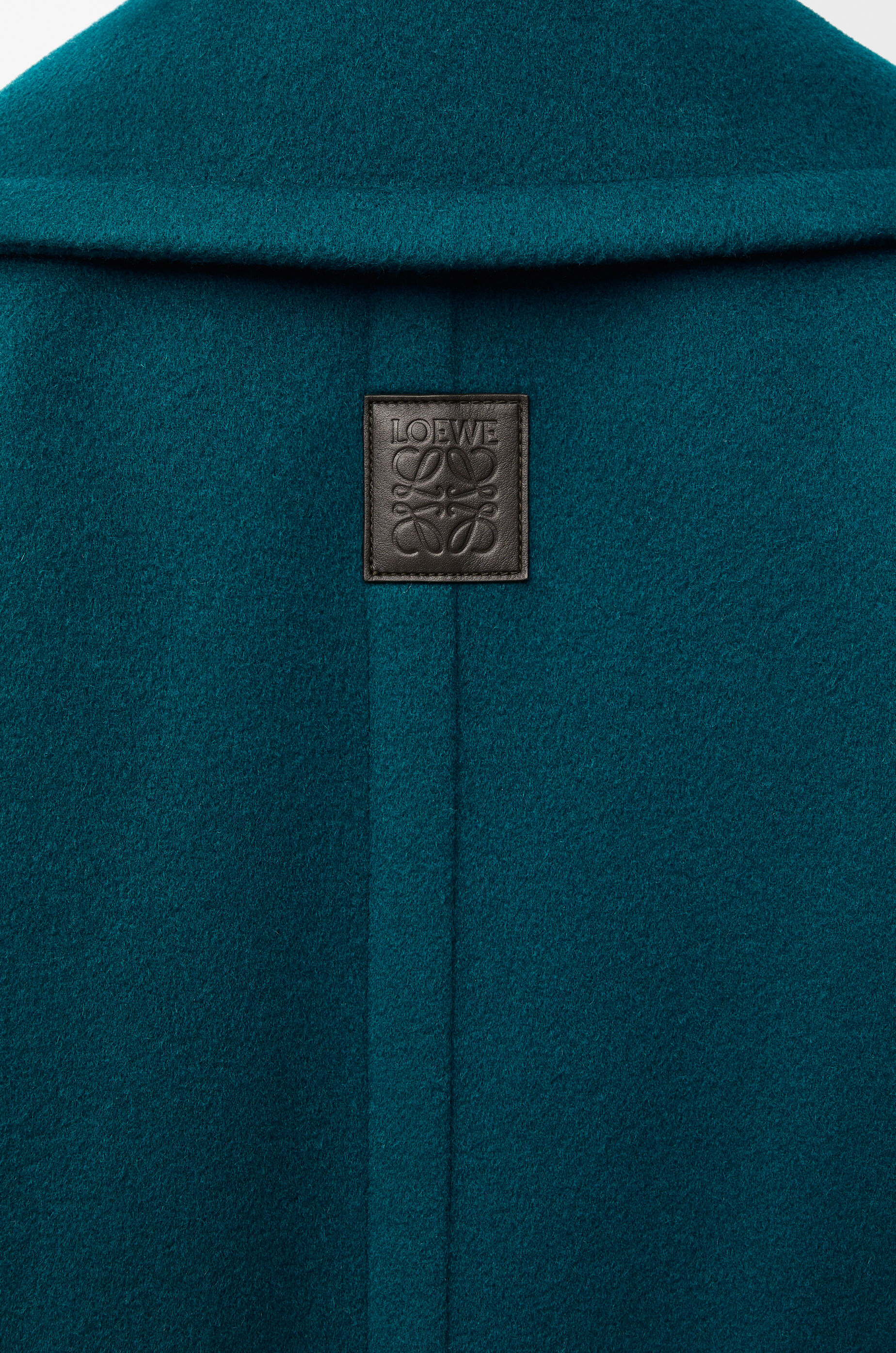 Short coat in wool Green - LOEWE