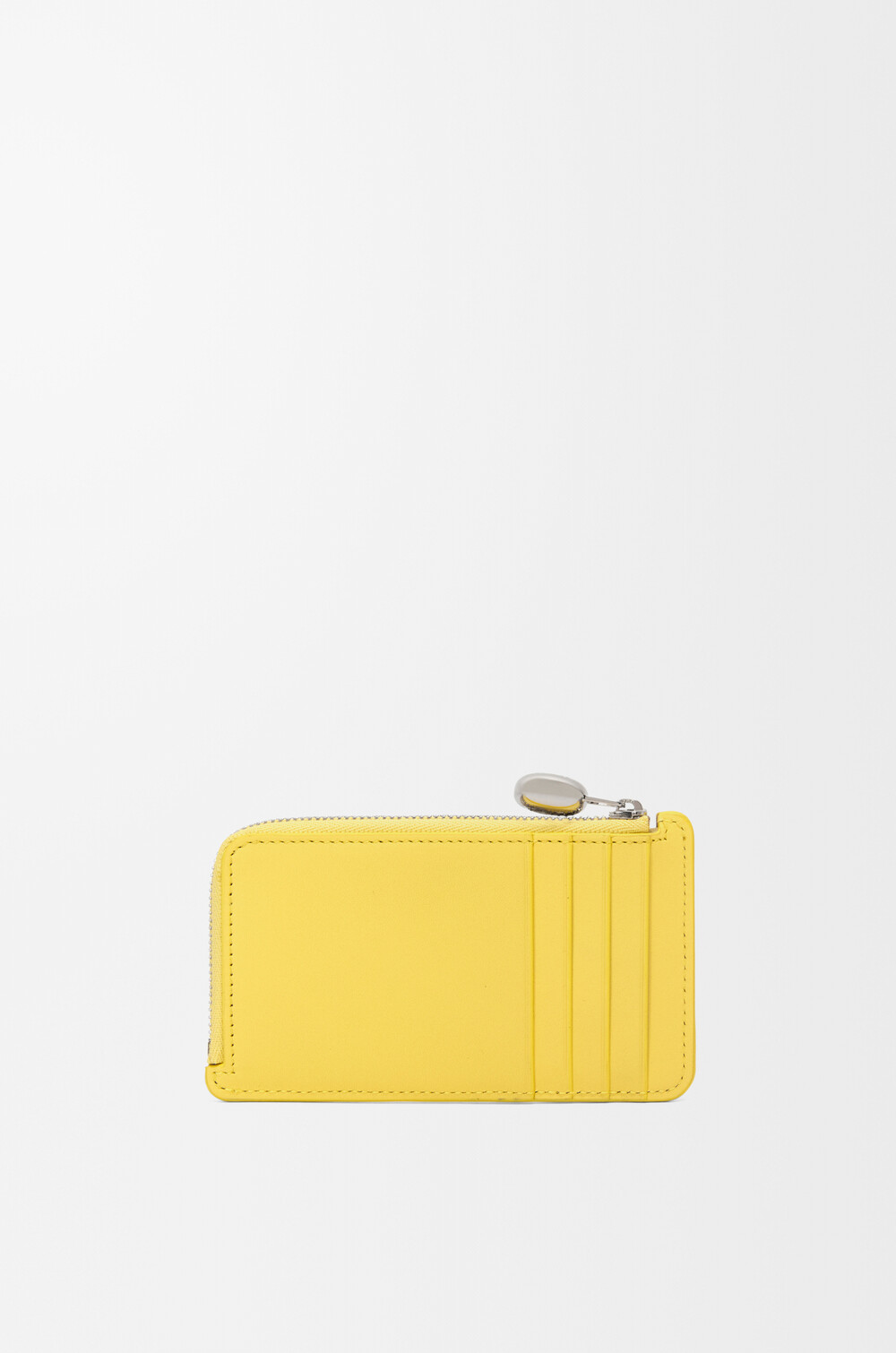 페블 코인 카드홀더 - 샤이니 나파 카프스킨 옐로우 - LOEWE