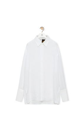 LOEWE Deconstructed shirt in linen White
