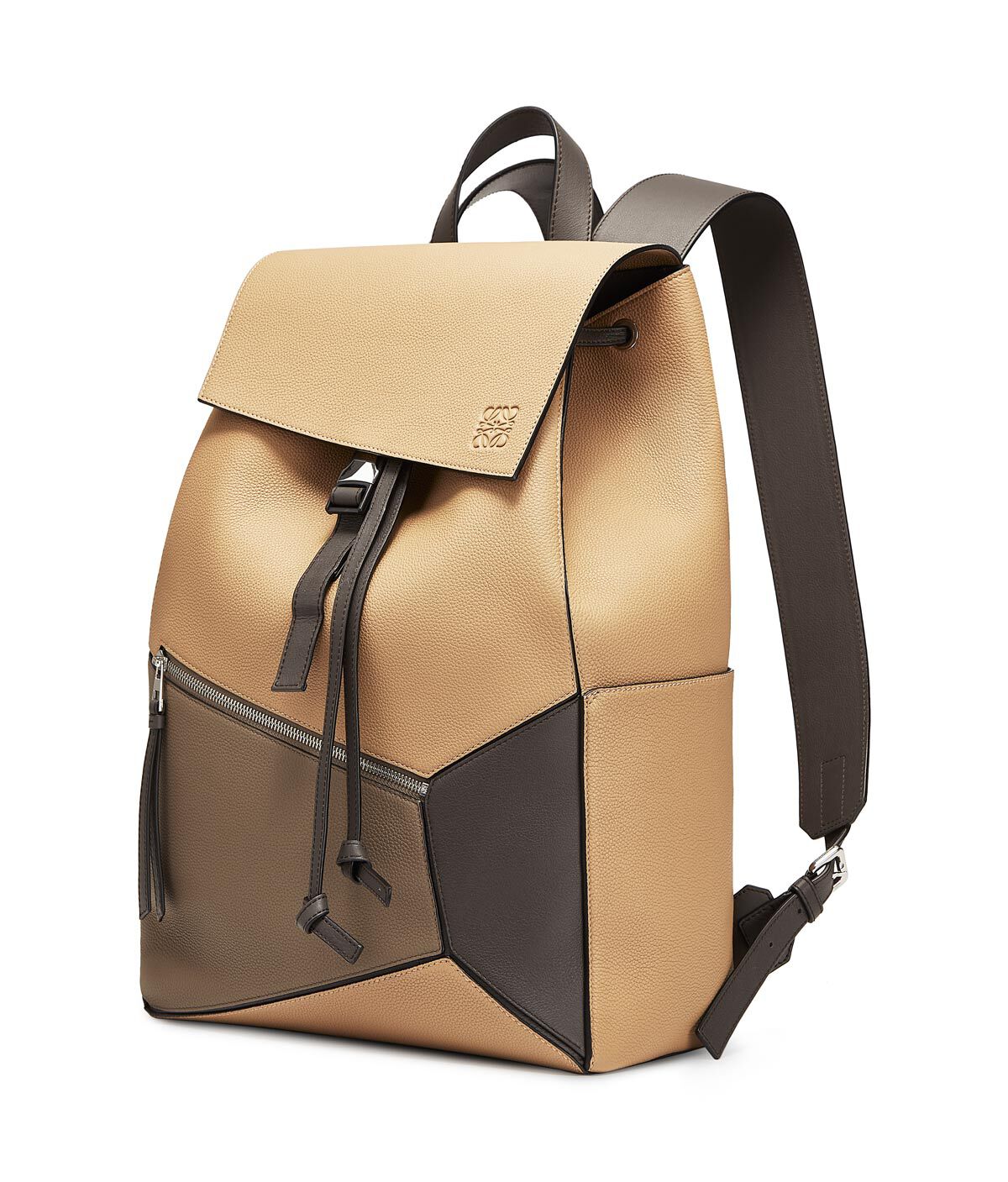Puzzle Backpack Desert/Dark Taupe LOEWE