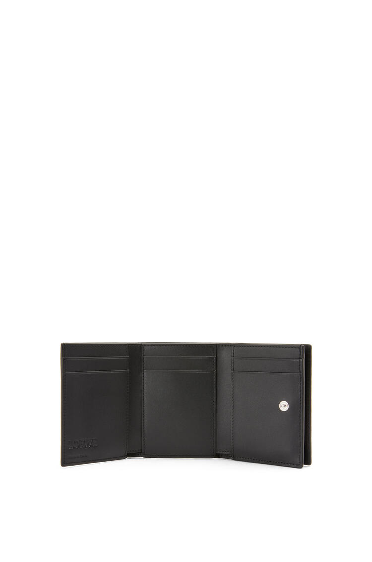 LOEWE Trifold wallet in soft grained calfskin Black pdp_rd