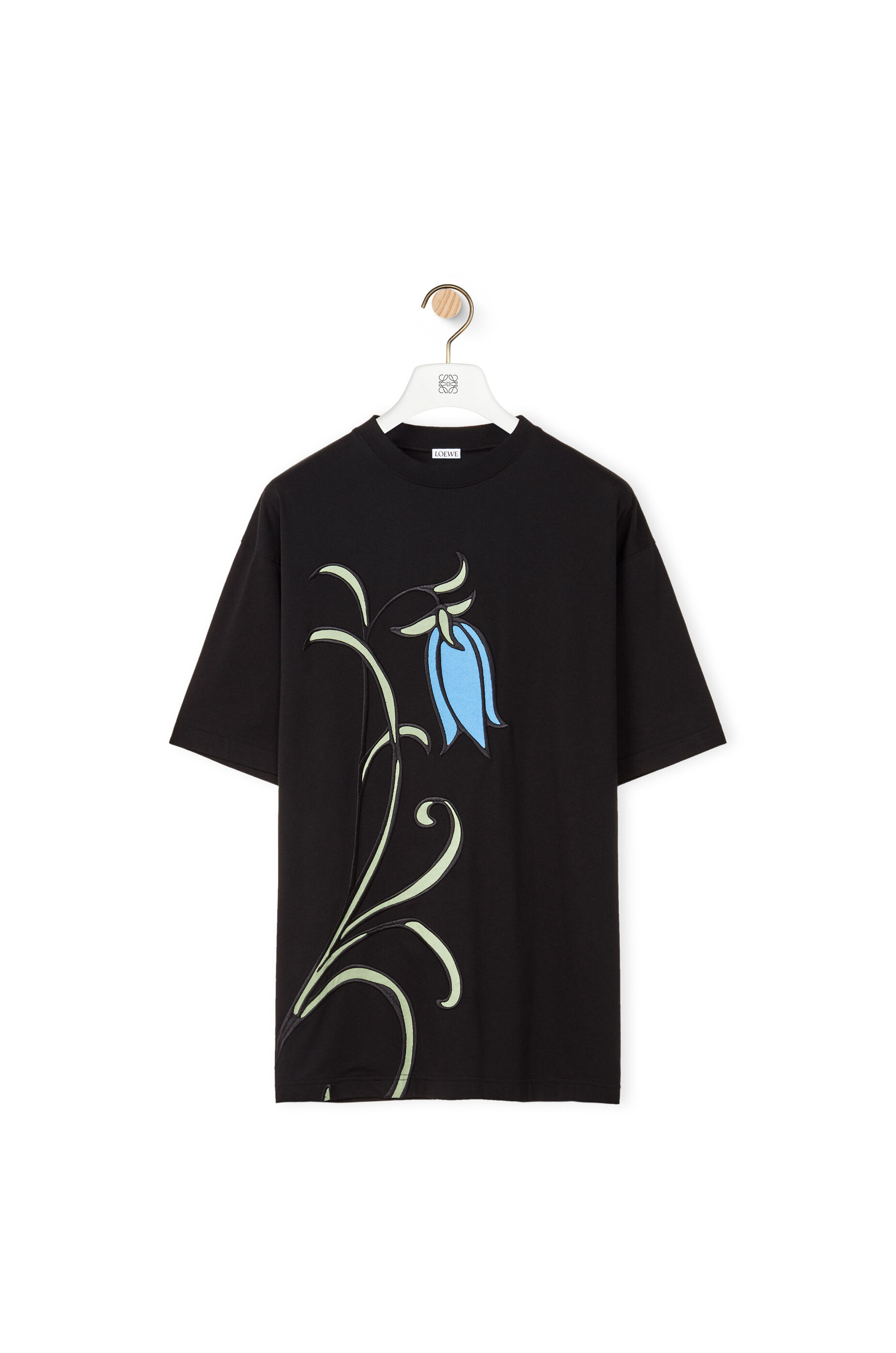 Bluebell T-shirt in cotton Black - LOEWE