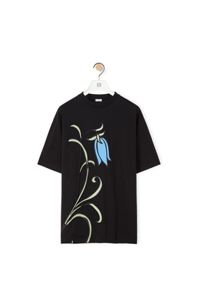 LOEWE Camiseta Bluebell en algodón Negro plp_rd