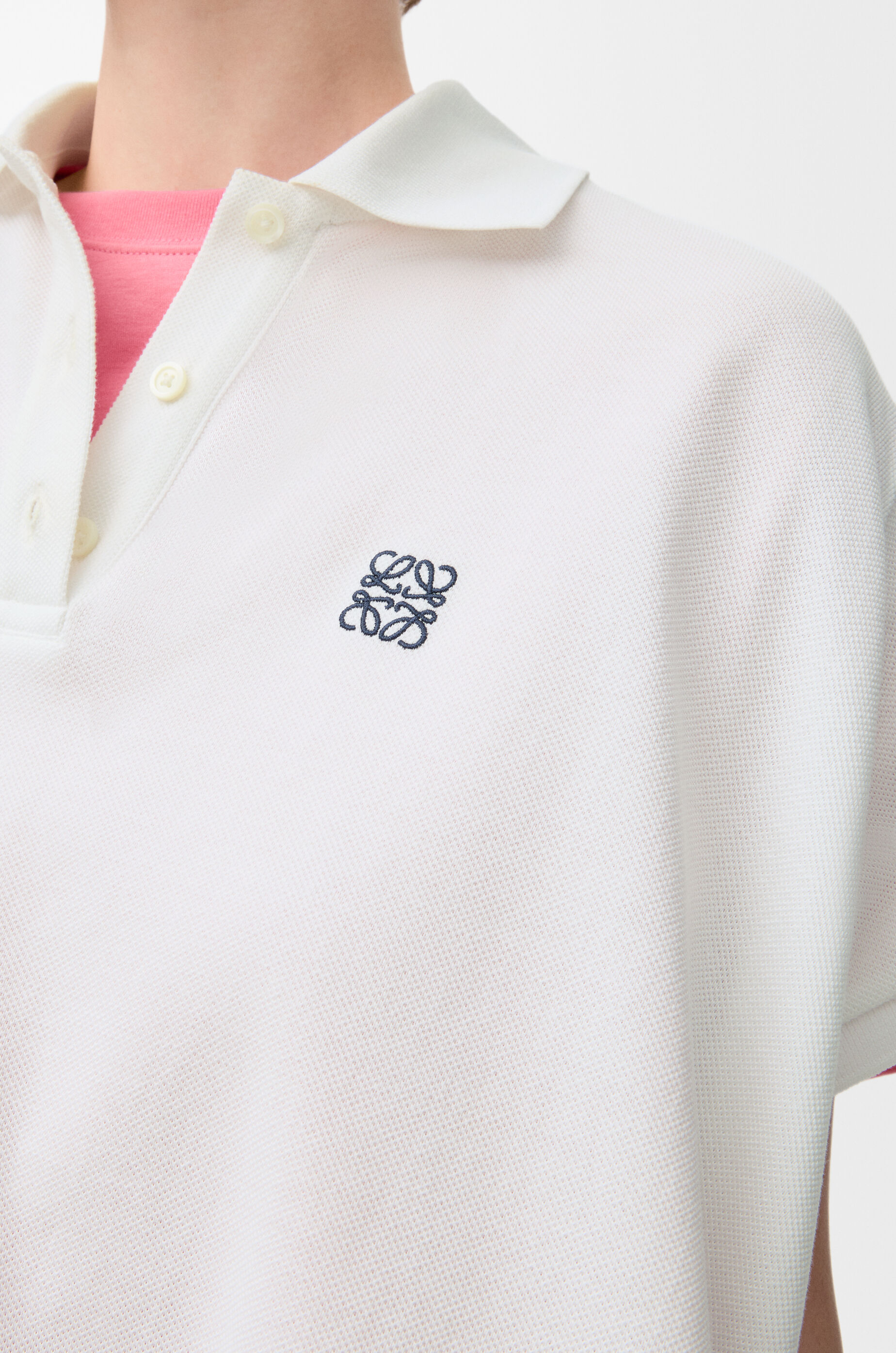 Polo in cotton White - LOEWE USA Official Website