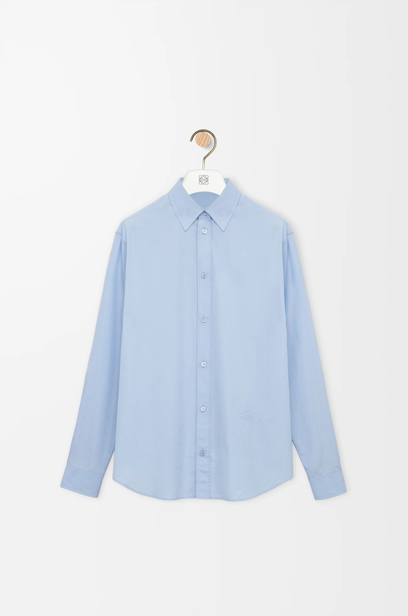 LOEWE Shirt in cotton Light Blue