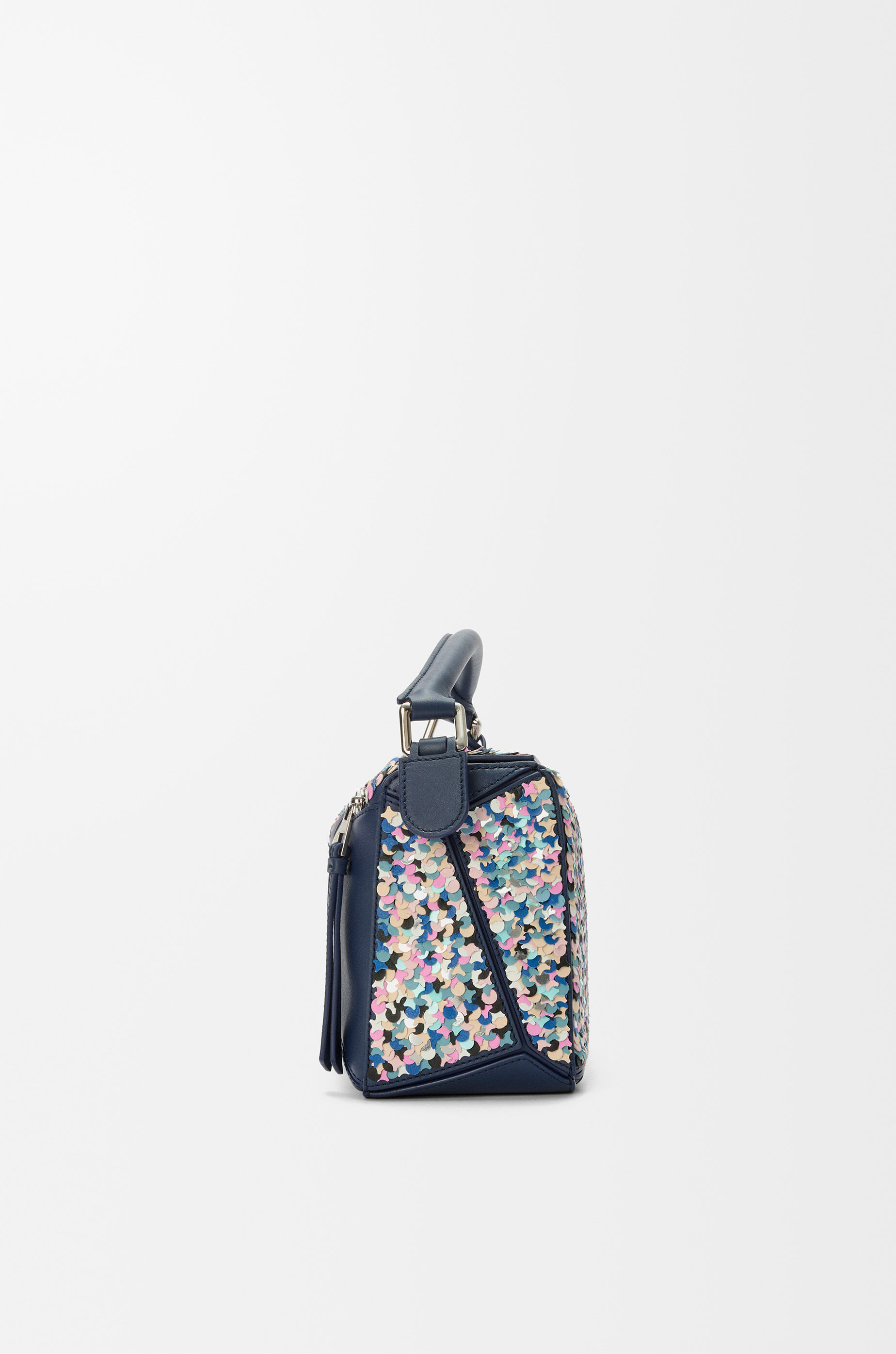 【直営】LOEWE クラシック パズル10コンフェッティバッグ Puzzle 10 Confetti bag in classic calfskin Multicolor - LOEWE