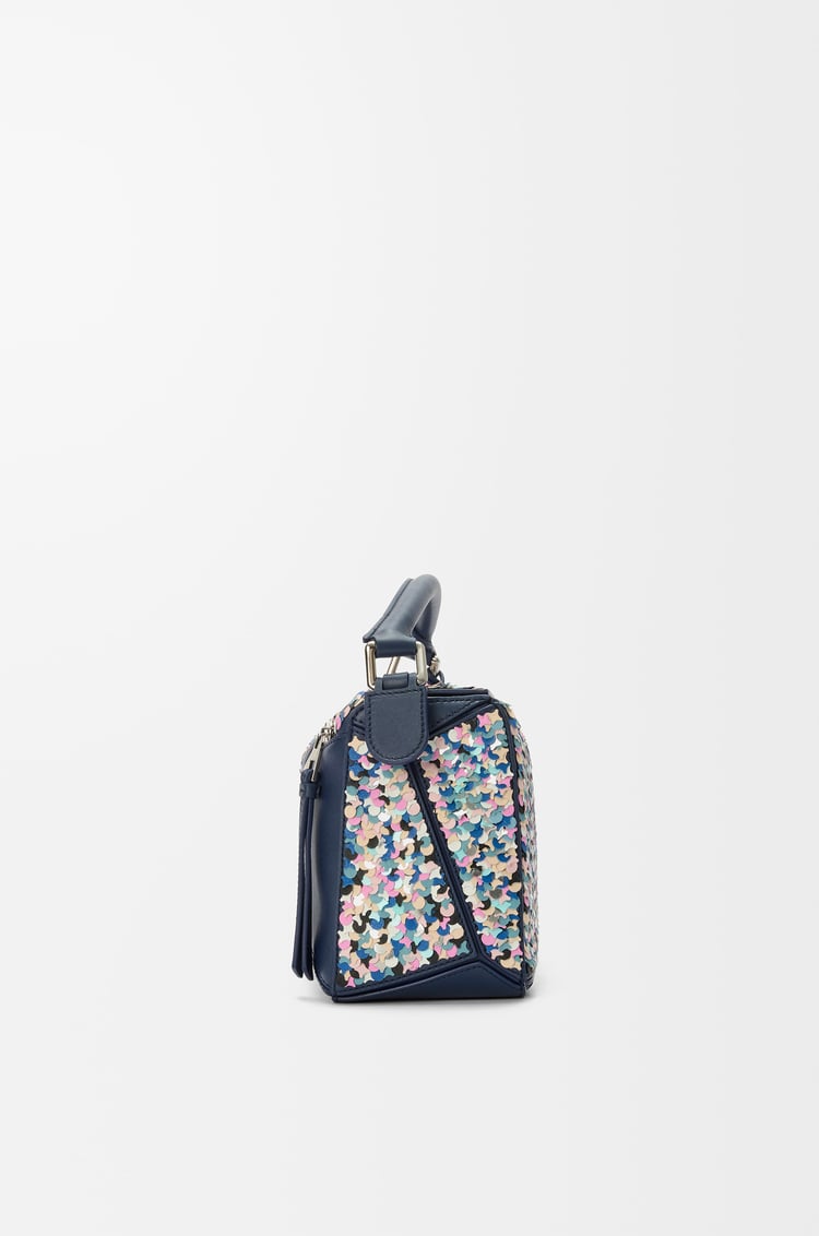 LOEWE Puzzle 10 Confetti bag in classic calfskin Multicolor