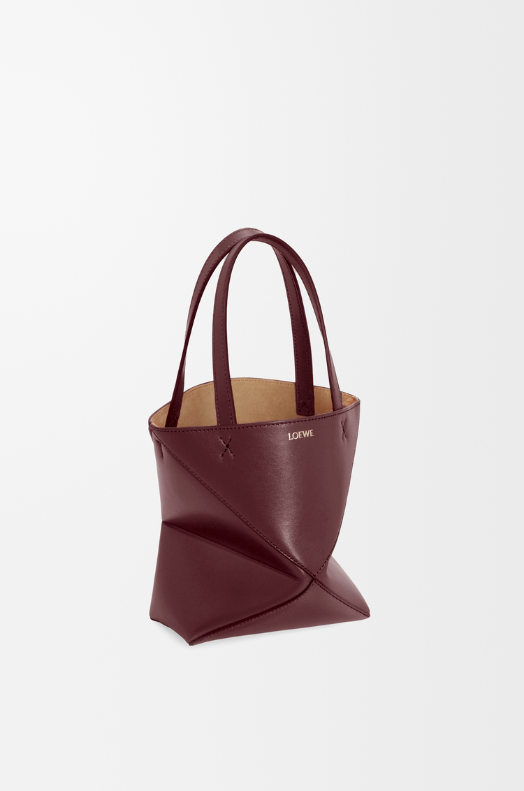 LOEWE バーガンディ ブラック パズル トートバッグ LOEWE バーガンディ ブラック パズル トートバッグ