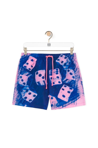 LOEWE Swim shorts in technical shell Pink/Multicolor plp_rd