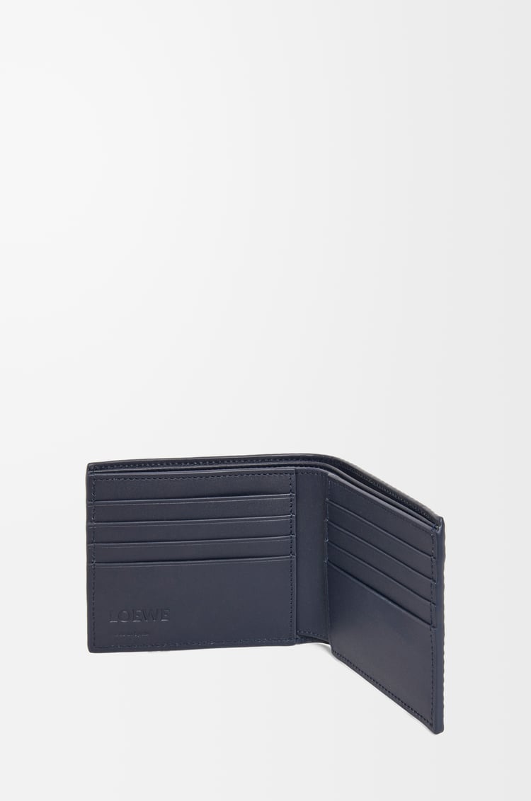 LOEWE Cartera con dos pliegues en piel de ternera Azul Marino
