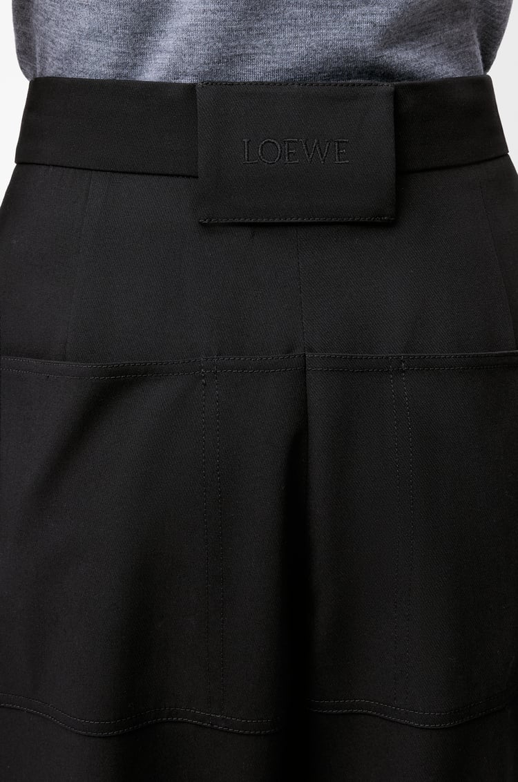 LOEWE Cargo trousers in wool Black