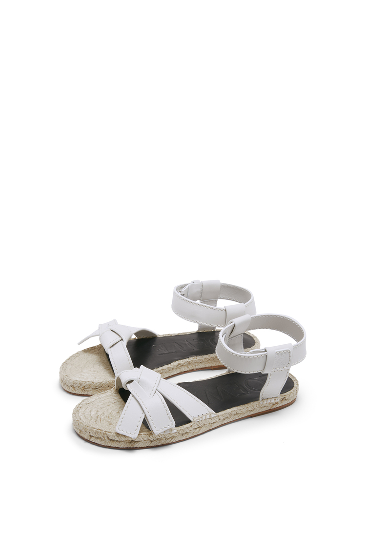 LOEWE GATE SANDAL White