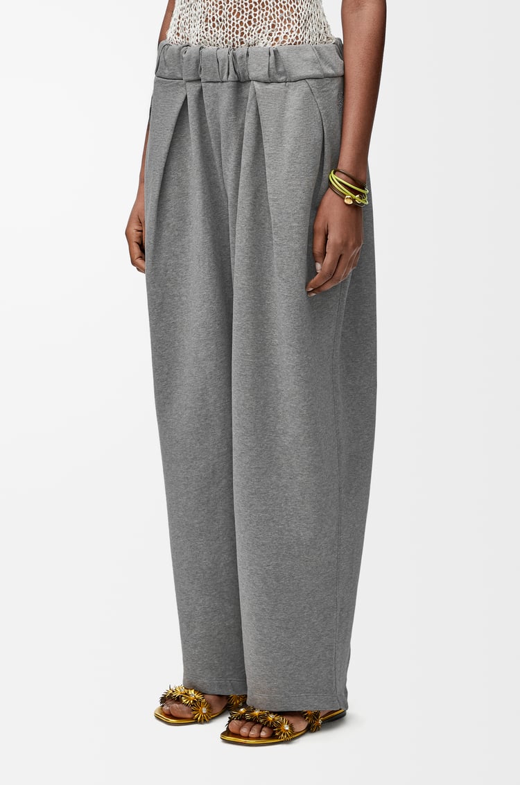 LOEWE Joggers in cotton Grey Melange
