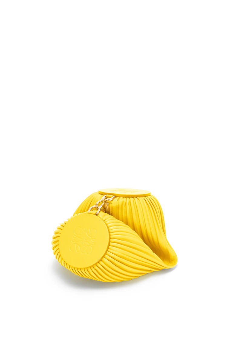 LOEWE Bracelet pouch in nappa calfskin Lemon