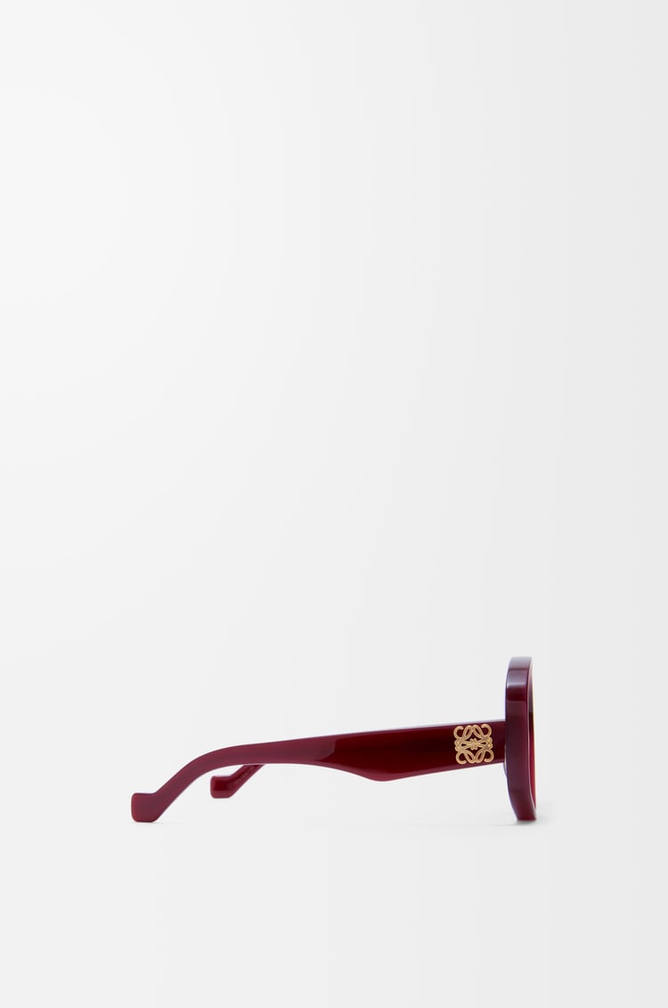 LOEWE 五角形太阳镜 牛奶勃艮第红