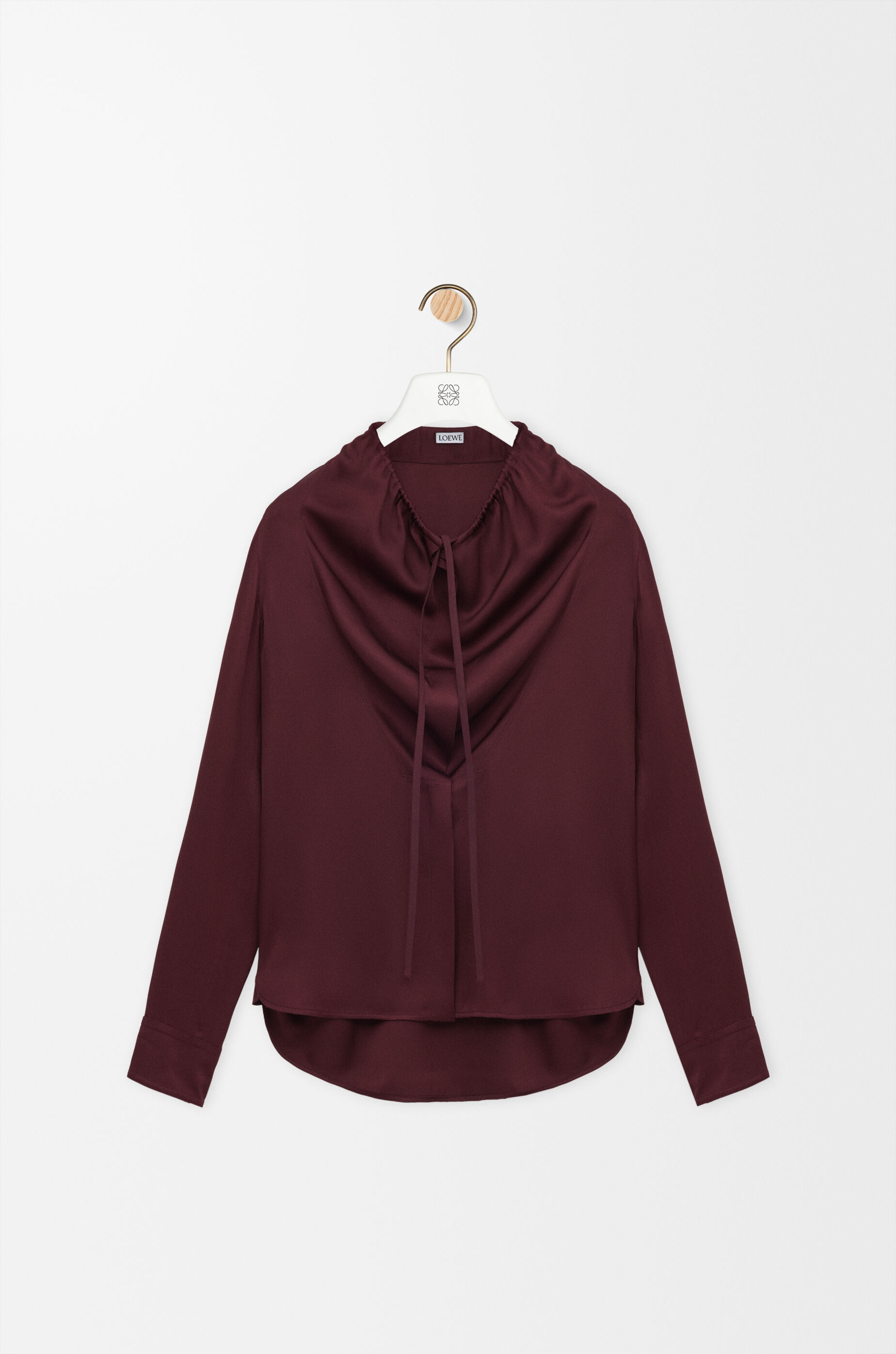ブラウス（シルク） レッド - LOEWE