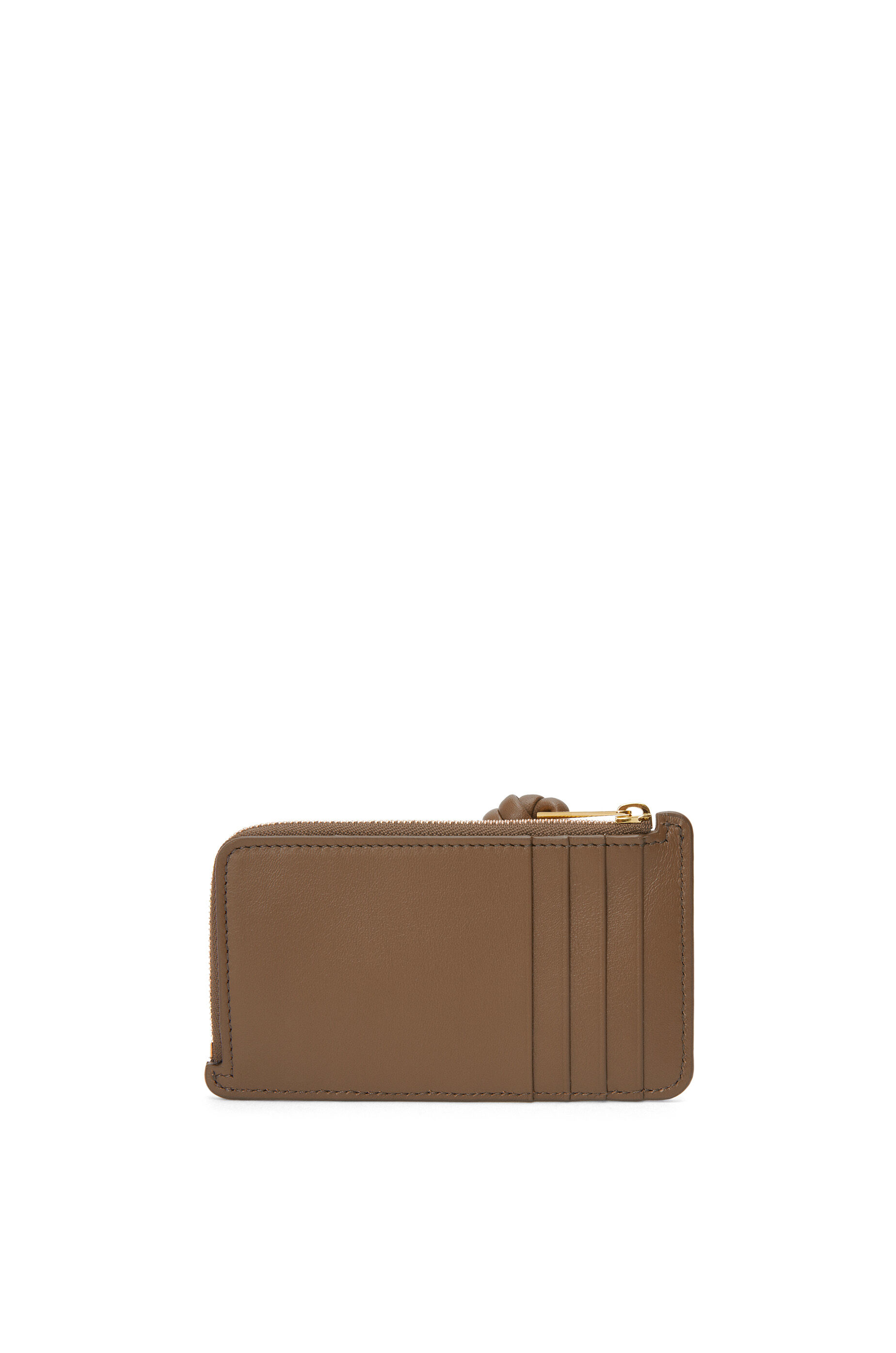 Tarjetero monedero Knot en piel napa de ternera Tundra LOEWE