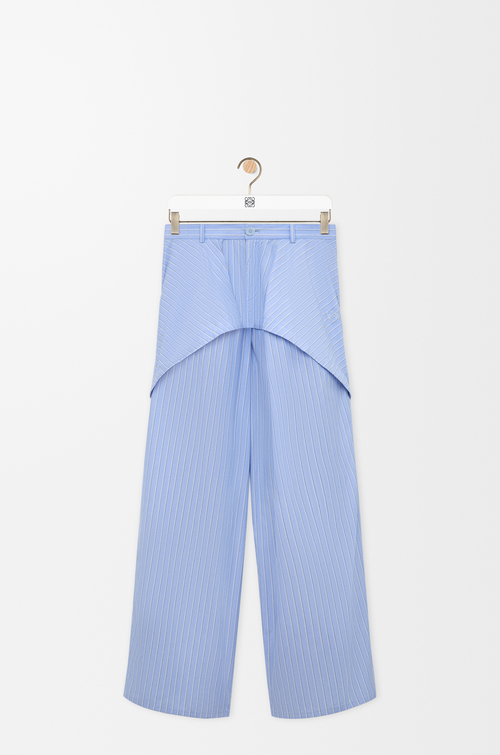 LOEWE Pantalón en algodón Azul/Multicolor