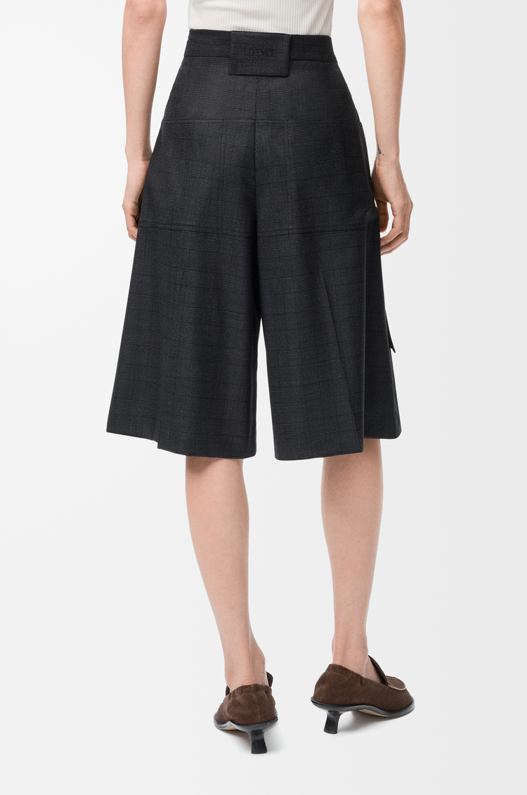 LOEWE 카고 쇼츠 - 울 다크 그레이